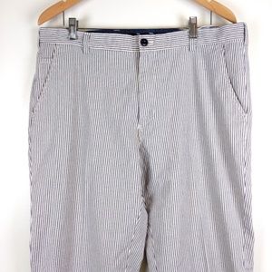 Brooks Brothers Striped Pants
White and Blue